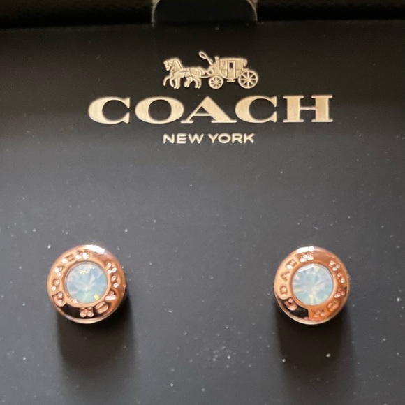 Coach earrings-new in the box - Picture 2 of 4